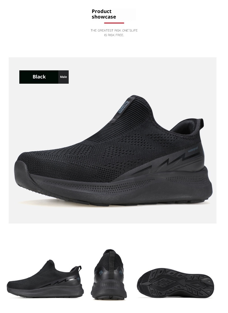 ShoeGlobe Hantu Casual W, New Non-Slip Wear-Resistant Cushioned Waterproof Slip-On Dad And Elderly, Outdoor Hiking Shoes For_voghion.com