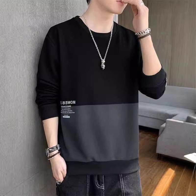 Ragazzo Abbigliamento primaverile e felpa transfrontaliero alla moda Camicia a maniche lunghe ampia Strato di base versatile Stile coreano Autunno_voghion.com