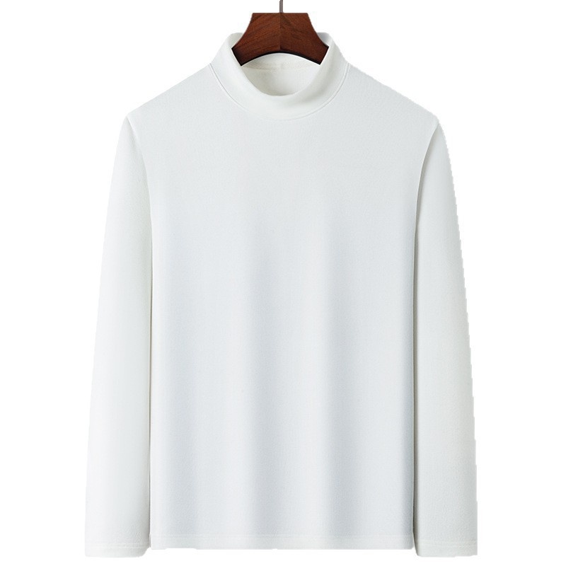 boy Boy Double-Sided Integrated Thermal Half-Turtleneck Sweatshirt For Men 2025 Autumn Winter New Self-Heating Warm Inner Layer_voghion.com