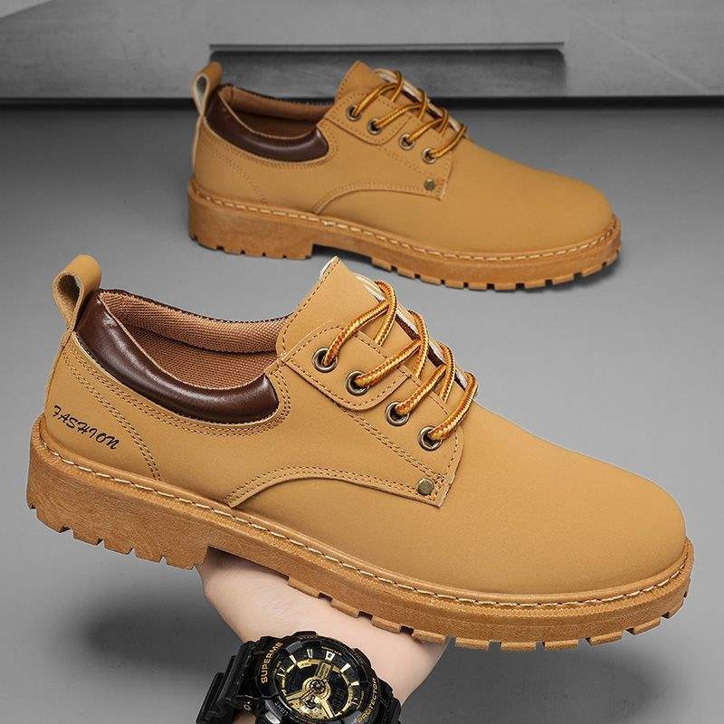 ShoeGlobe ShoeGlobe Heren 2025 Nieuwe Lente en Herfst Sport Wandelen Antislip Slijtvast Werk Veiligheid Waterdicht Veelzijdige Casual Schoenen Voor_voghion.com