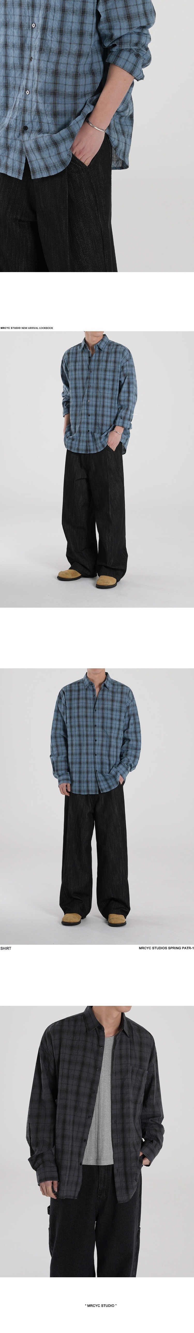 ForMen MYQ Lazy Style Casual For Men Autumn Loose Turn-Down Collar Top Korean Trend Long Sleeve Shirt_voghion.com