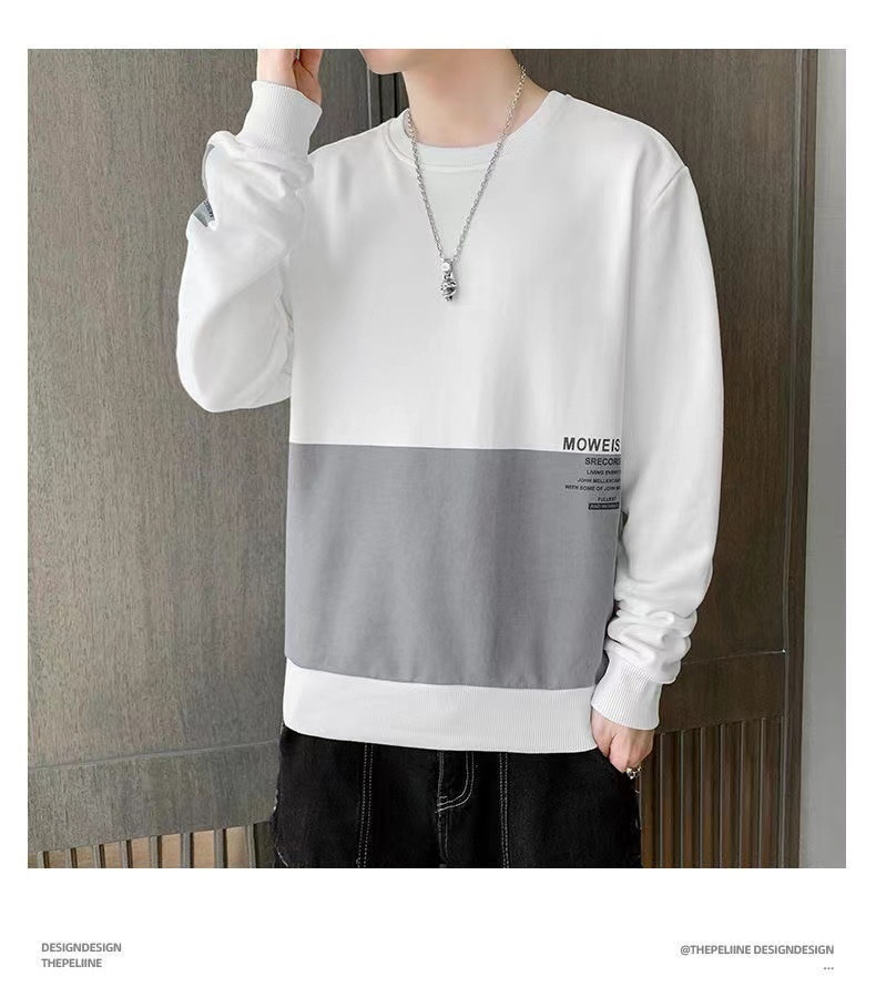 Ragazzo Abbigliamento primaverile e felpa transfrontaliero alla moda Camicia a maniche lunghe ampia Strato di base versatile Stile coreano Autunno_voghion.com