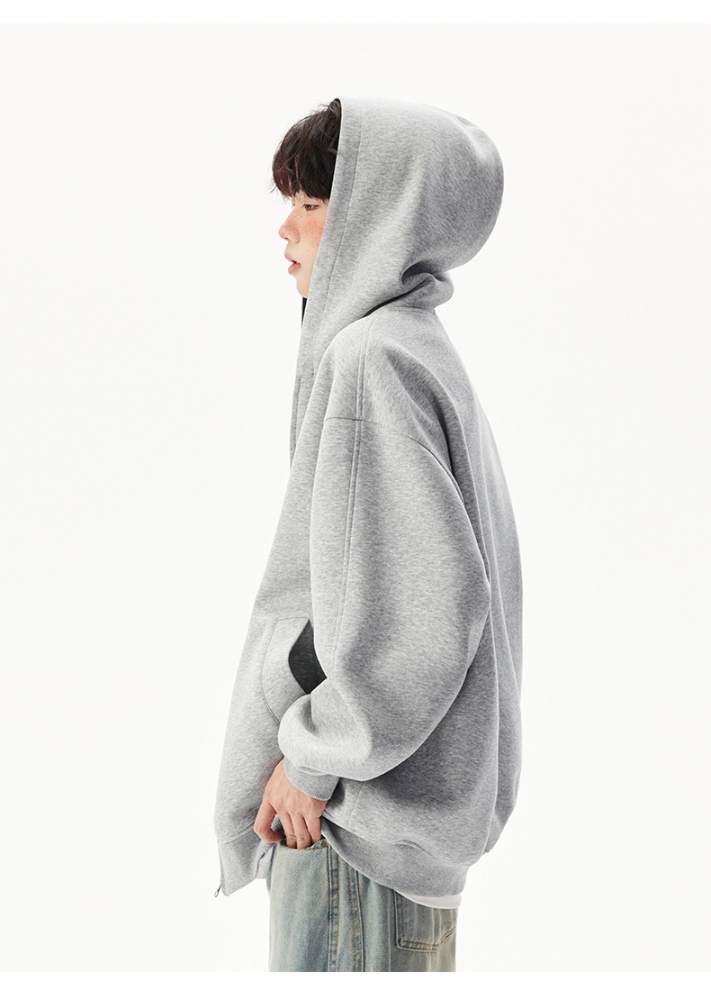 boy Boy American Style Casual Sweatshirt For Men And Women, Autumn New Trendy Loose Fit Versatile Color-Block Couple Hooded_voghion.com