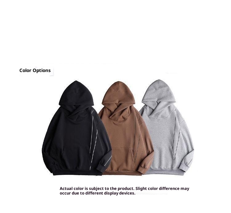 boy Boy Boy 2024 New Brand Neck Sweatshirt For Men Spring And Autumn Thickened Hooded American Style Ins High Street Top Jacket_voghion.com