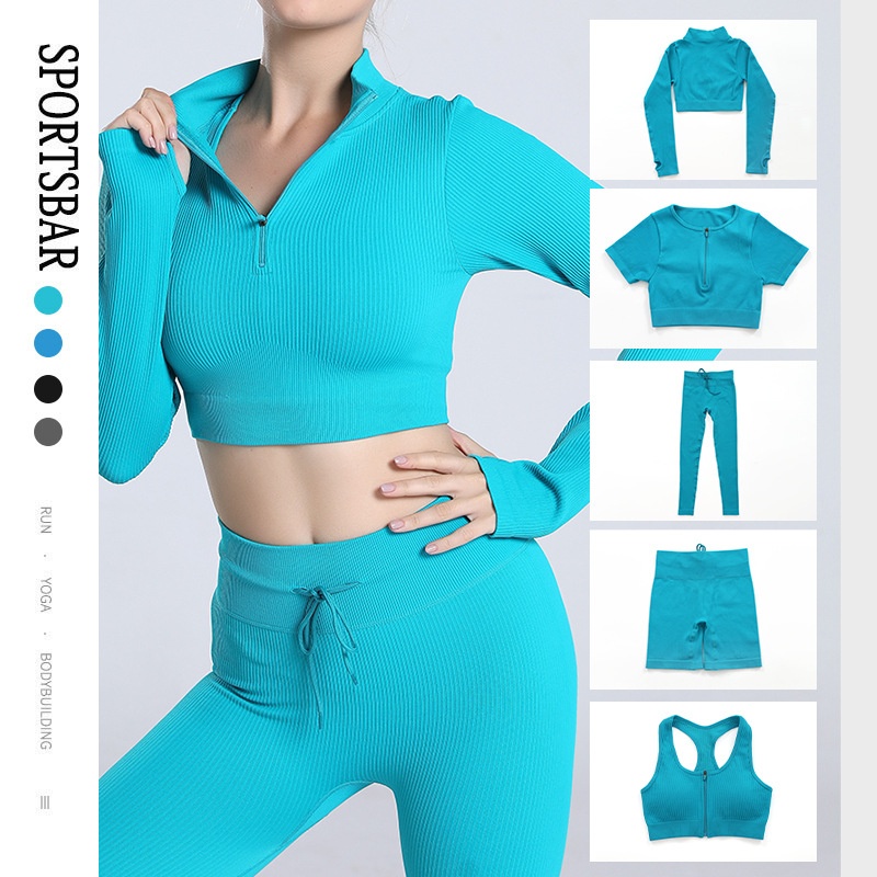 ActiveGo ActiveGo Outdoor Sports Fitness Set europeo e americano senza cuciture Abbigliamento yoga transfrontaliero di alta qualità_voghion.com