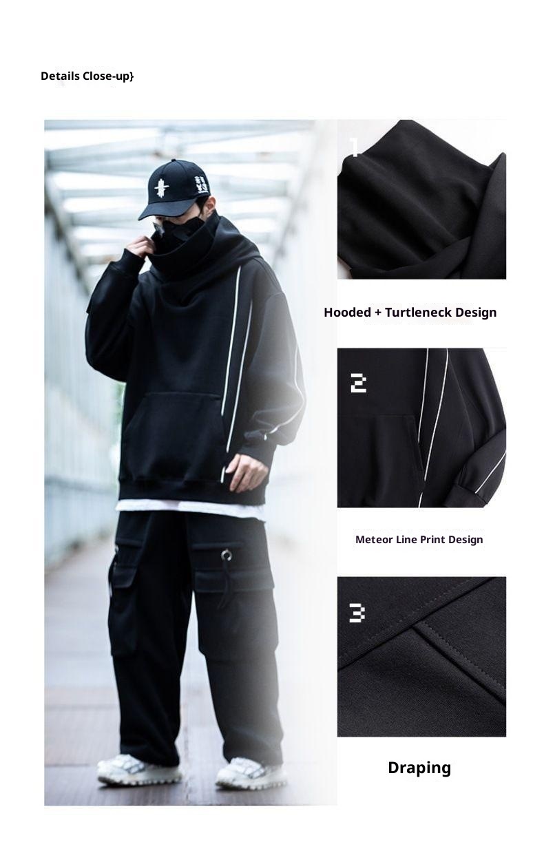 boy Boy Boy 2024 New Brand Neck Sweatshirt For Men Spring And Autumn Thickened Hooded American Style Ins High Street Top Jacket_voghion.com