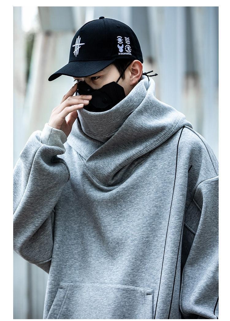 boy Boy Boy 2024 New Brand Neck Sweatshirt For Men Spring And Autumn Thickened Hooded American Style Ins High Street Top Jacket_voghion.com