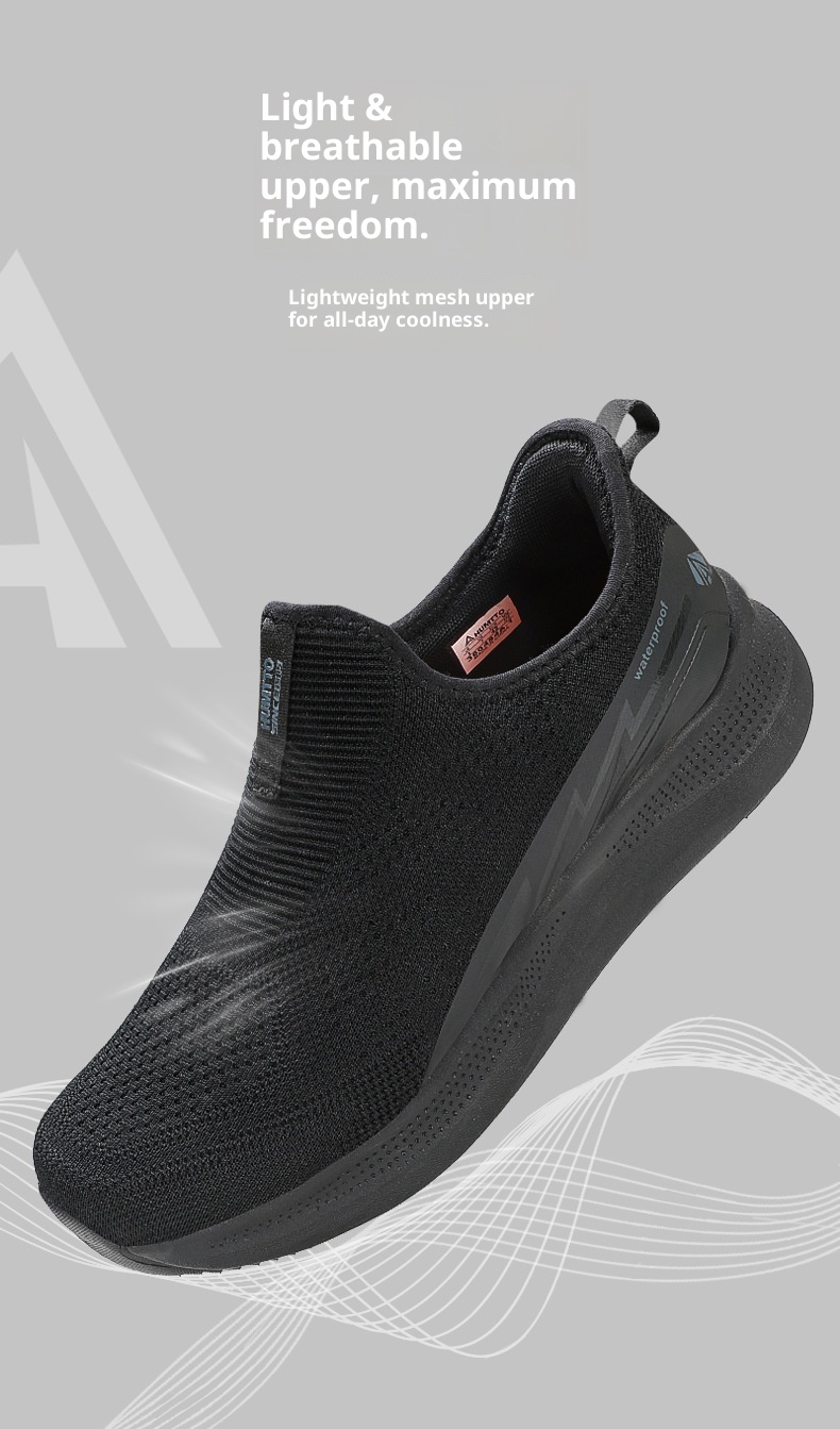 ShoeGlobe Hantu Casual W, New Non-Slip Wear-Resistant Cushioned Waterproof Slip-On Dad And Elderly, Outdoor Hiking Shoes For_voghion.com