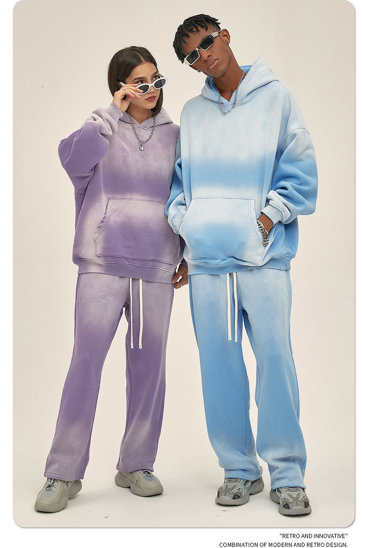 Abbigliamento da uomo ARTIE | Autunno Inverno 2025 Nuovo Colore Solido Foderato in Pile Ispessito 360g Tinto a Spruzzo Vintage Con Cappuccio_voghion.com