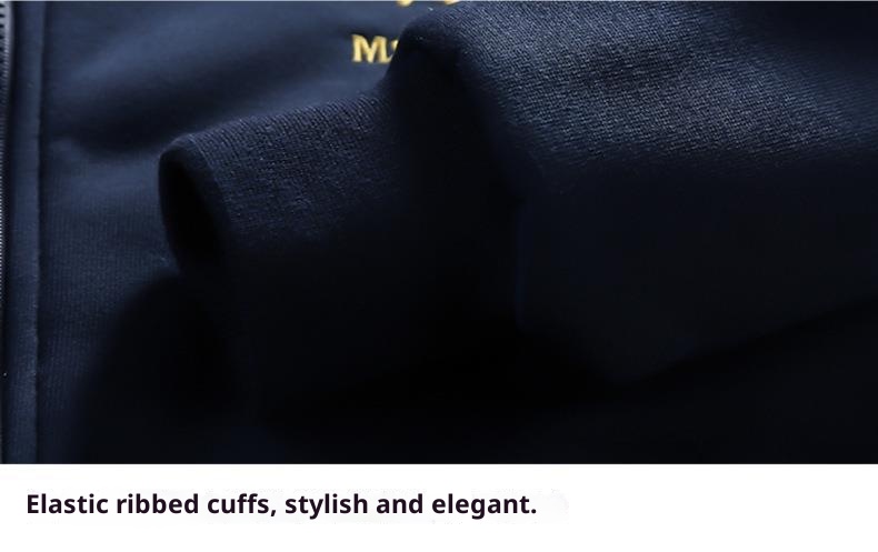 001 Cross-Border Plus Size 2023 Winter Fleece-Lined Thickened Men's Casual Sports Two-Piece Set Youth Korean Version Hooded_voghion.com