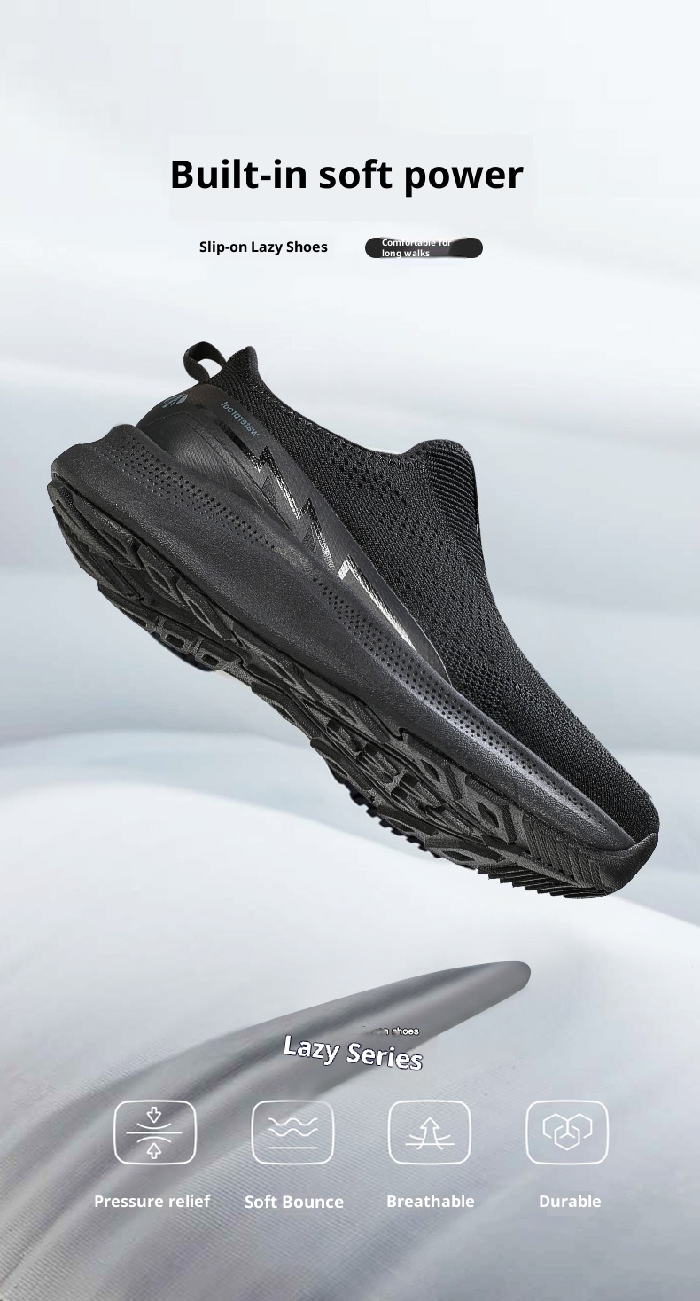 ShoeGlobe Hantu Casual W, New Non-Slip Wear-Resistant Cushioned Waterproof Slip-On Dad And Elderly, Outdoor Hiking Shoes For_voghion.com