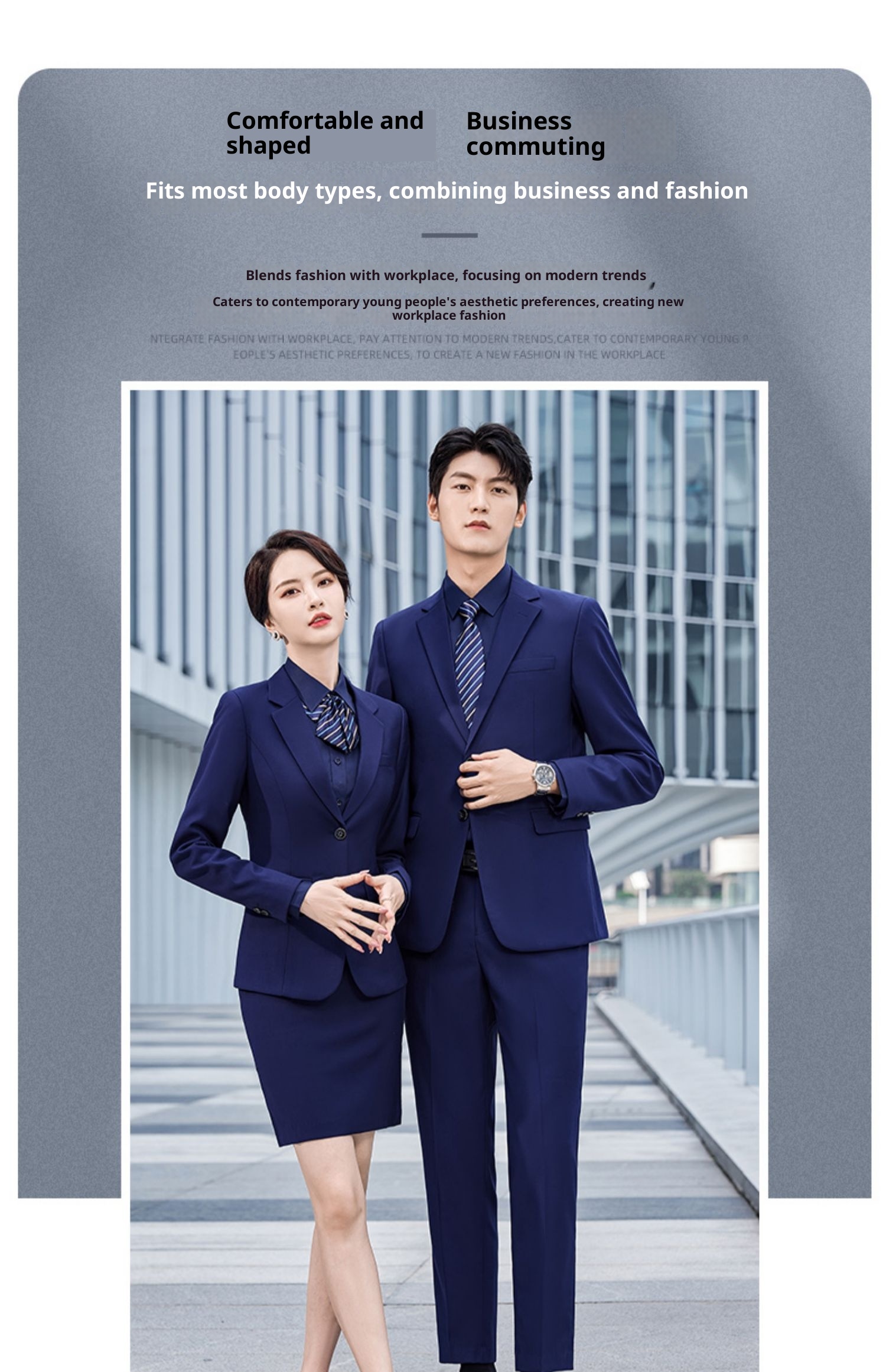 boy Unisex Black Suit Set Business Formal Workwear Gray Wholesale Men's Hot Sale_voghion.com