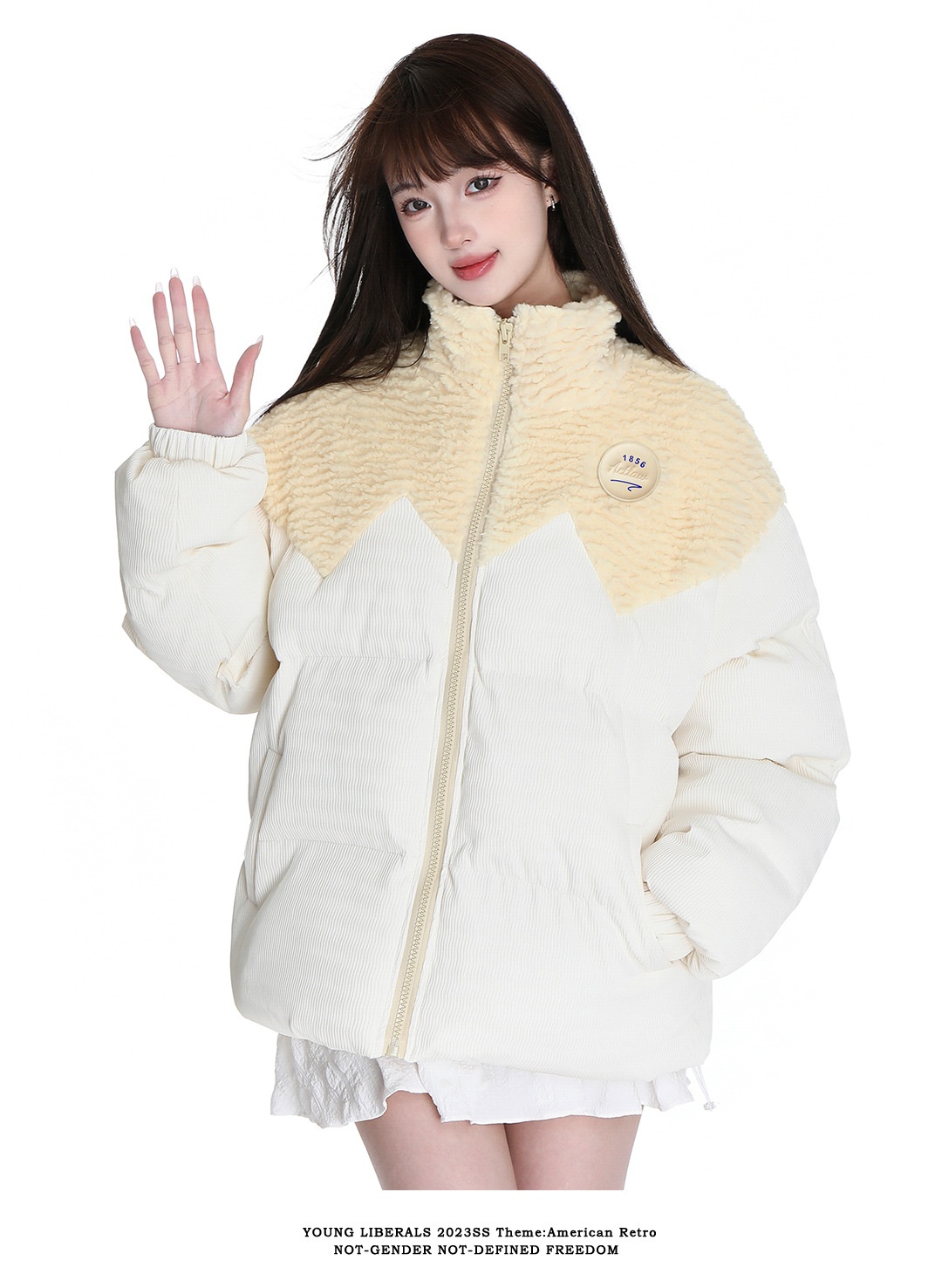 ChicShe ACTORWET Thickened Puffer Jacket 2023 New Fashionable Cotton Coat For Petite Women Sweet Socialite Style_voghion.com