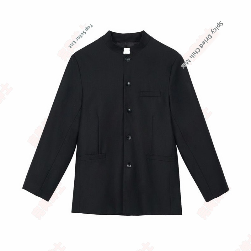 boy New Chinese Style Zhongshan Engagement Certificate Men's Casual Suit Handsome High-end Stand Collar Jacket_voghion.com
