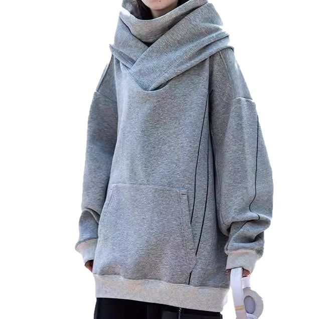 boy Boy Boy 2024 New Brand Neck Sweatshirt For Men Spring And Autumn Thickened Hooded American Style Ins High Street Top Jacket_voghion.com