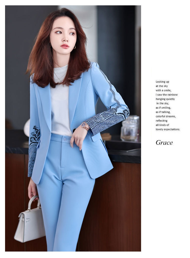 GraceChic XN9621 Pink Blazer For Women Spring Summer 2022 Autumn Winter New Style Jacket Elegant Formal Professional Suit_voghion.com