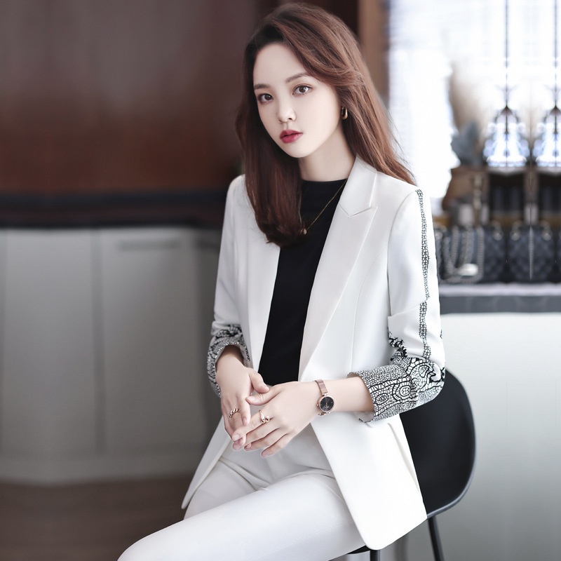 GraceChic XN9621 Pink Blazer For Women Spring Summer 2022 Autumn Winter New Style Jacket Elegant Formal Professional Suit_voghion.com