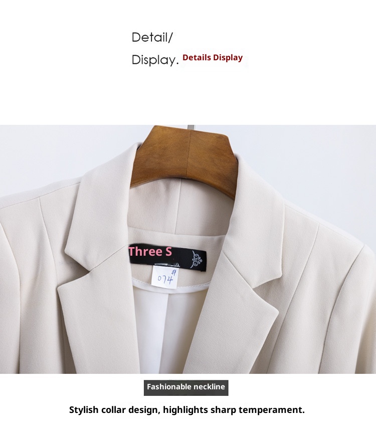 GraceChic XN9680 Damen-Anzugset Herbst Neu Modisch Elegant Blazer Gerade-Leg Hose Casual Interview Professionell Formal_voghion.com