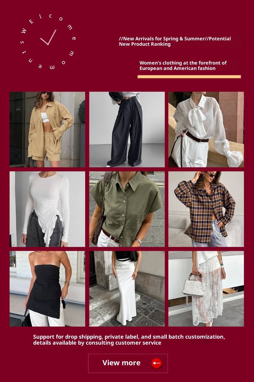 GraceChic Cross-Border Fashion Casual Loose Slimming Blazer Commuter Straight-Leg Pants Women's Clothing 2025 Autumn Winter New_voghion.com