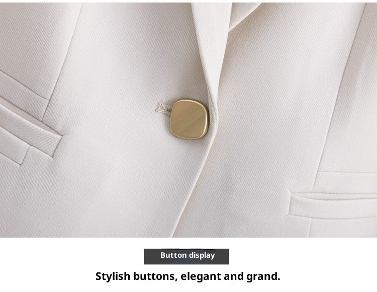 GraceChic XN9680 Damen-Anzugset Herbst Neu Modisch Elegant Blazer Gerade-Leg Hose Casual Interview Professionell Formal_voghion.com