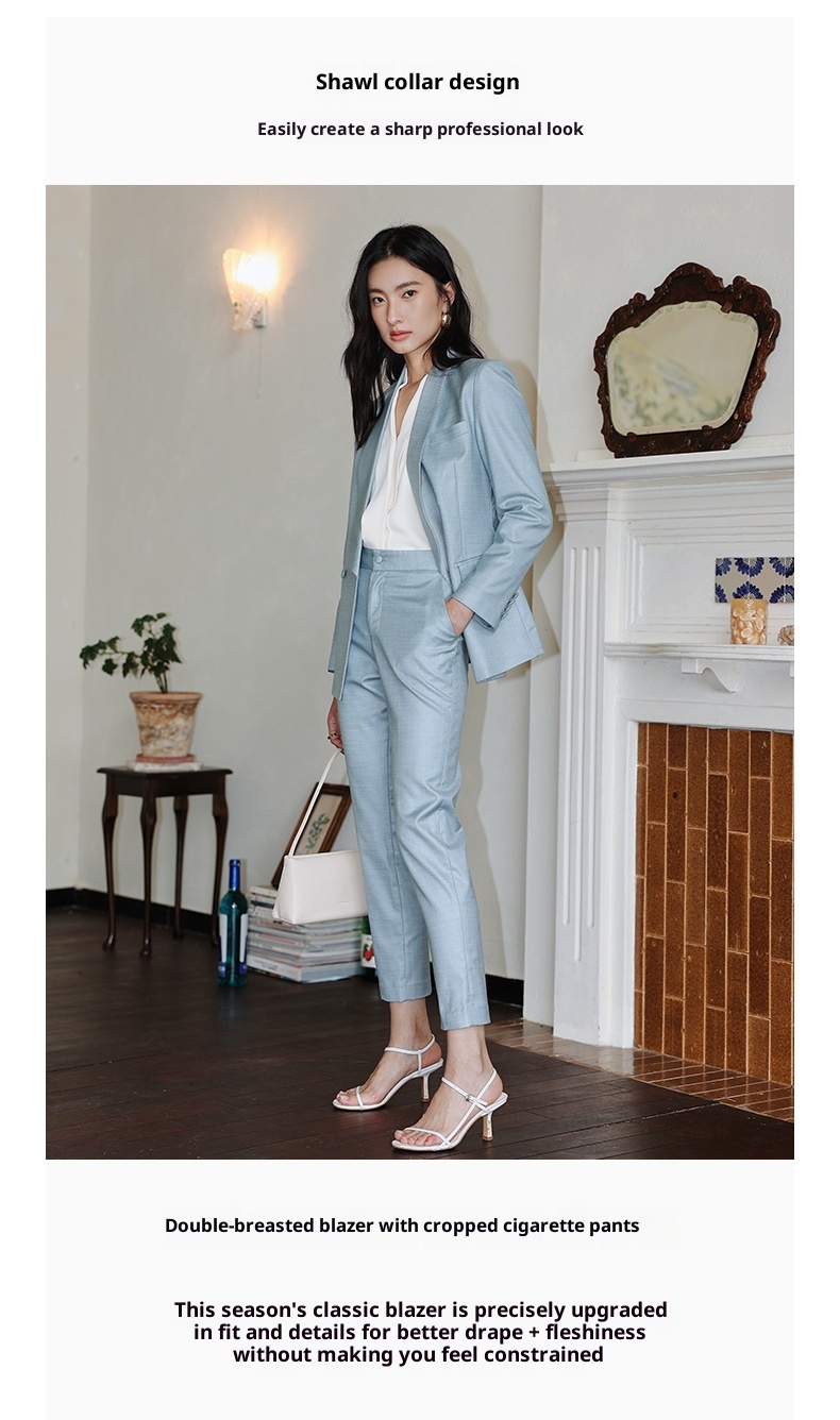 GraceChic 2023 Saldi Blazer da donna Primavera Autunno Moda britannica Elegante stile dea Completo professionale_voghion.com