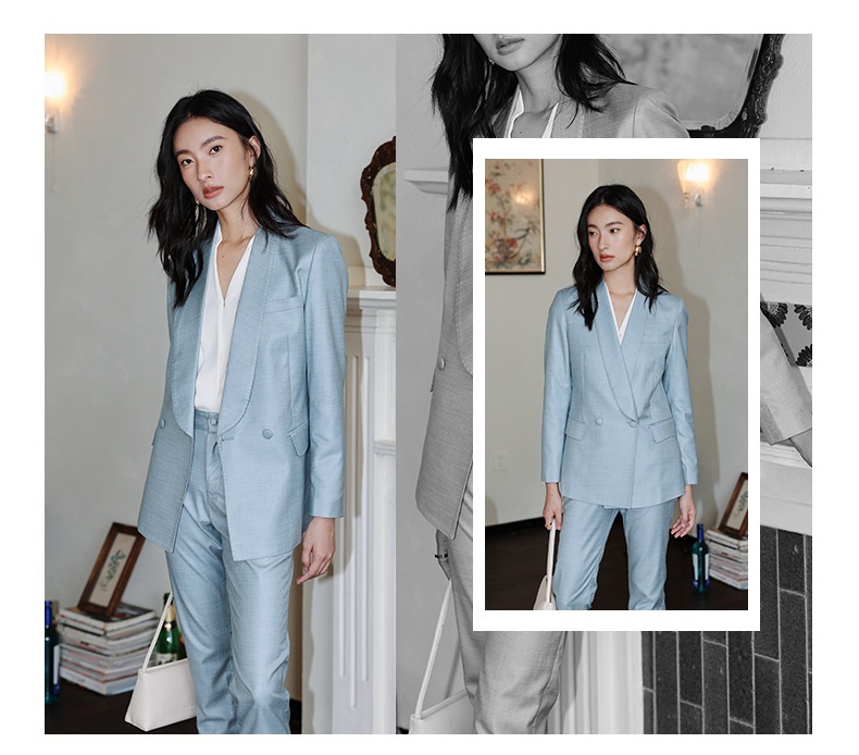 GraceChic 2023 Saldi Blazer da donna Primavera Autunno Moda britannica Elegante stile dea Completo professionale_voghion.com