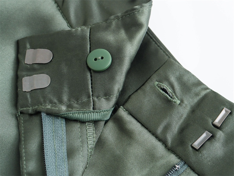 GraceChic 2023 Autunno Nuovo Stile Semplice Moda Donna Camicia in Raso di Seta Testurizzata + Set Pantaloni Casual a Gamba Larga_voghion.com