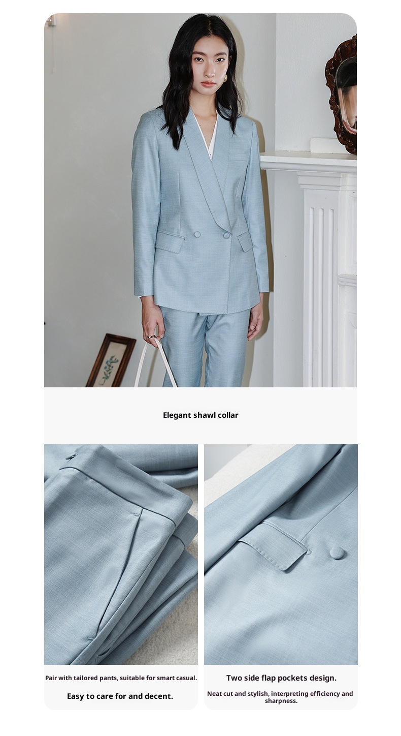 GraceChic 2023 Saldi Blazer da donna Primavera Autunno Moda britannica Elegante stile dea Completo professionale_voghion.com