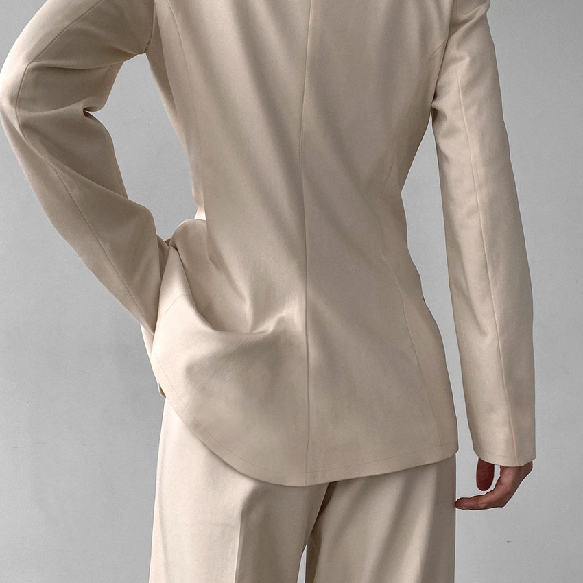 GraceChic Cross-Border Fashion Casual Loose Slimming Blazer Commuter Straight-Leg Pants Women's Clothing 2025 Autumn Winter New_voghion.com