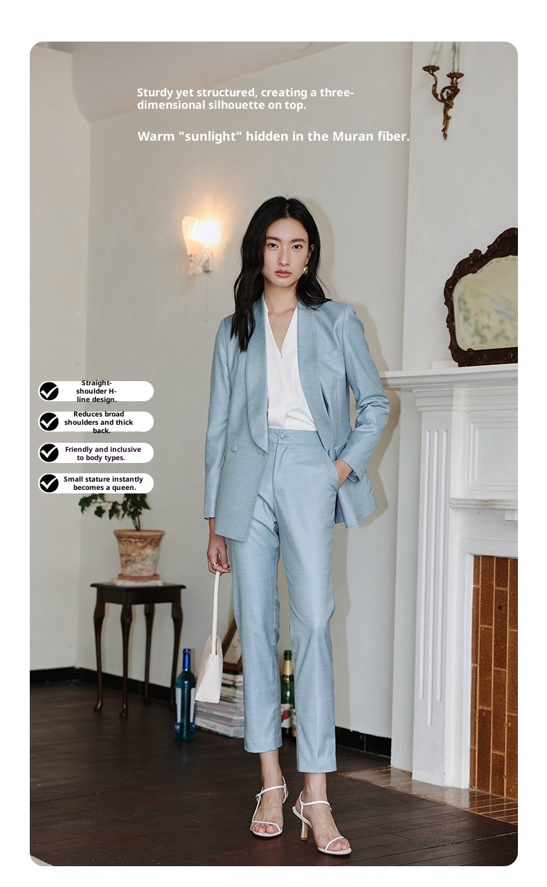 GraceChic 2023 Saldi Blazer da donna Primavera Autunno Moda britannica Elegante stile dea Completo professionale_voghion.com