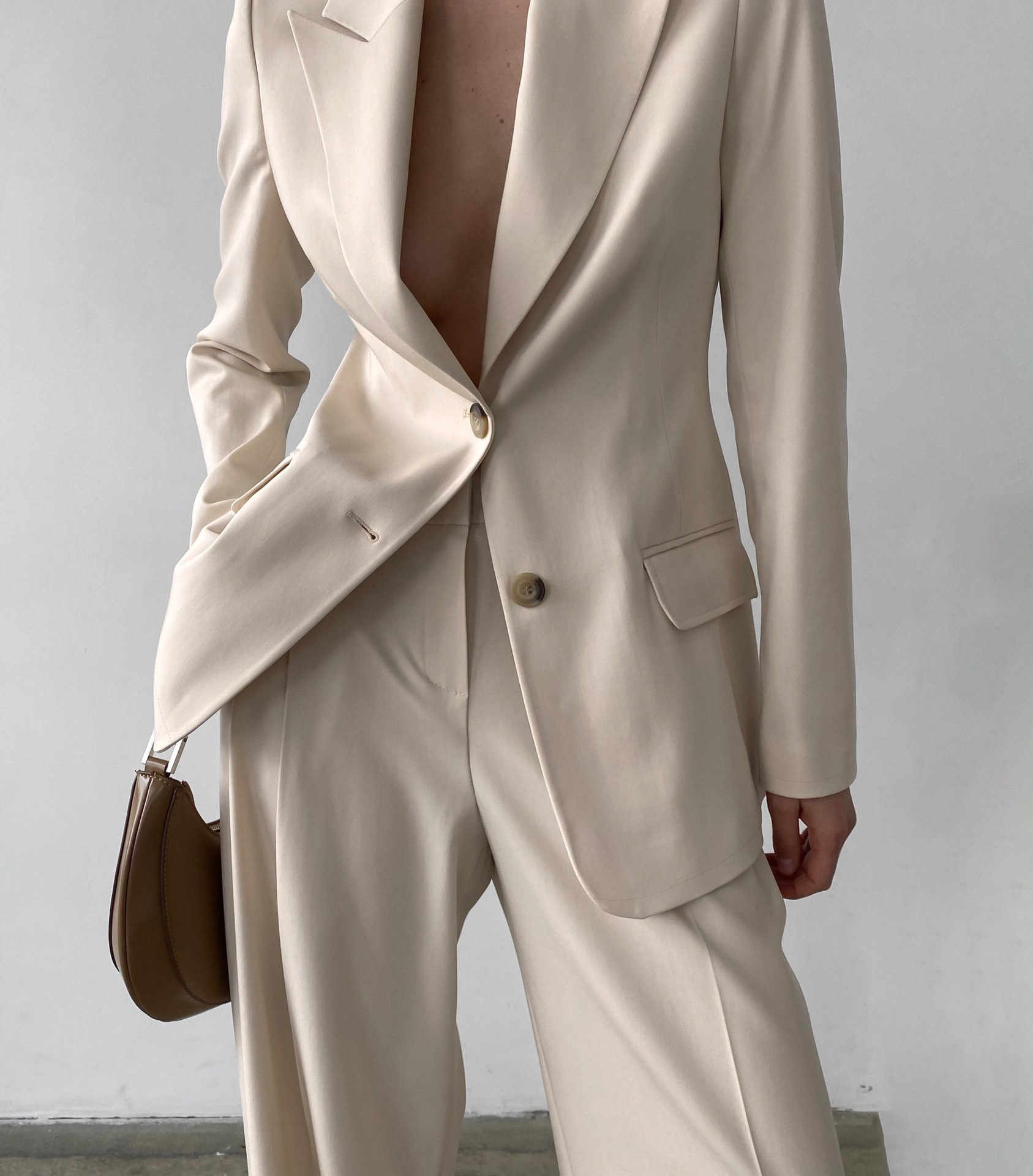 GraceChic Cross-Border Fashion Casual Loose Slimming Blazer Commuter Straight-Leg Pants Women's Clothing 2025 Autumn Winter New_voghion.com