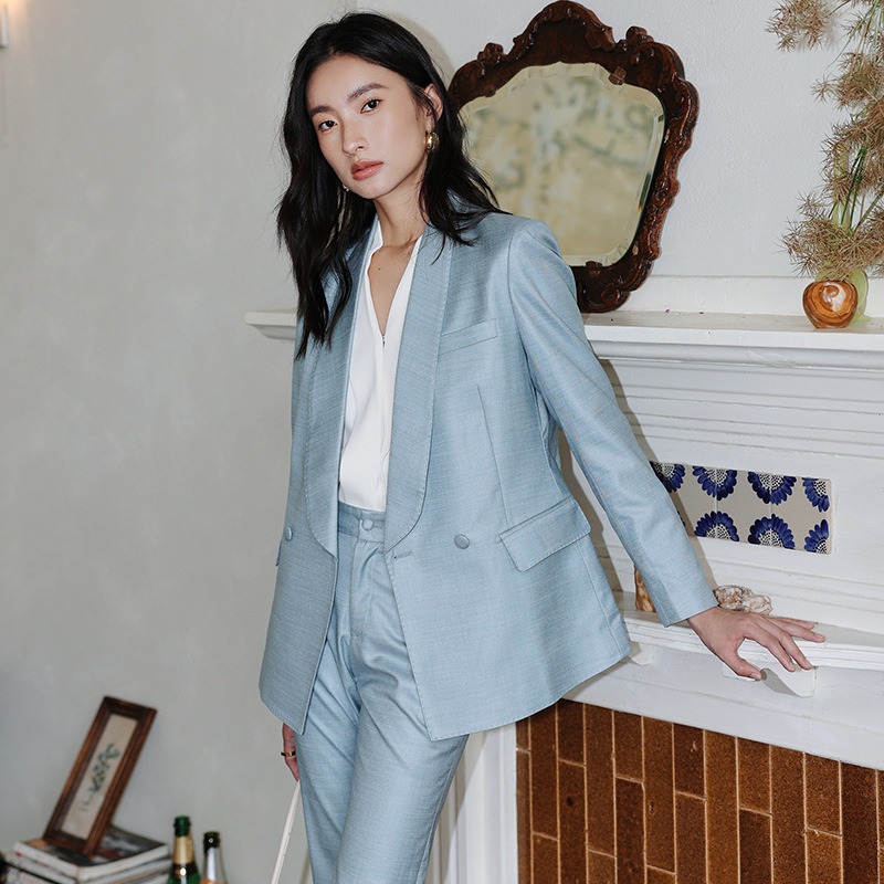 GraceChic 2023 Saldi Blazer da donna Primavera Autunno Moda britannica Elegante stile dea Completo professionale_voghion.com