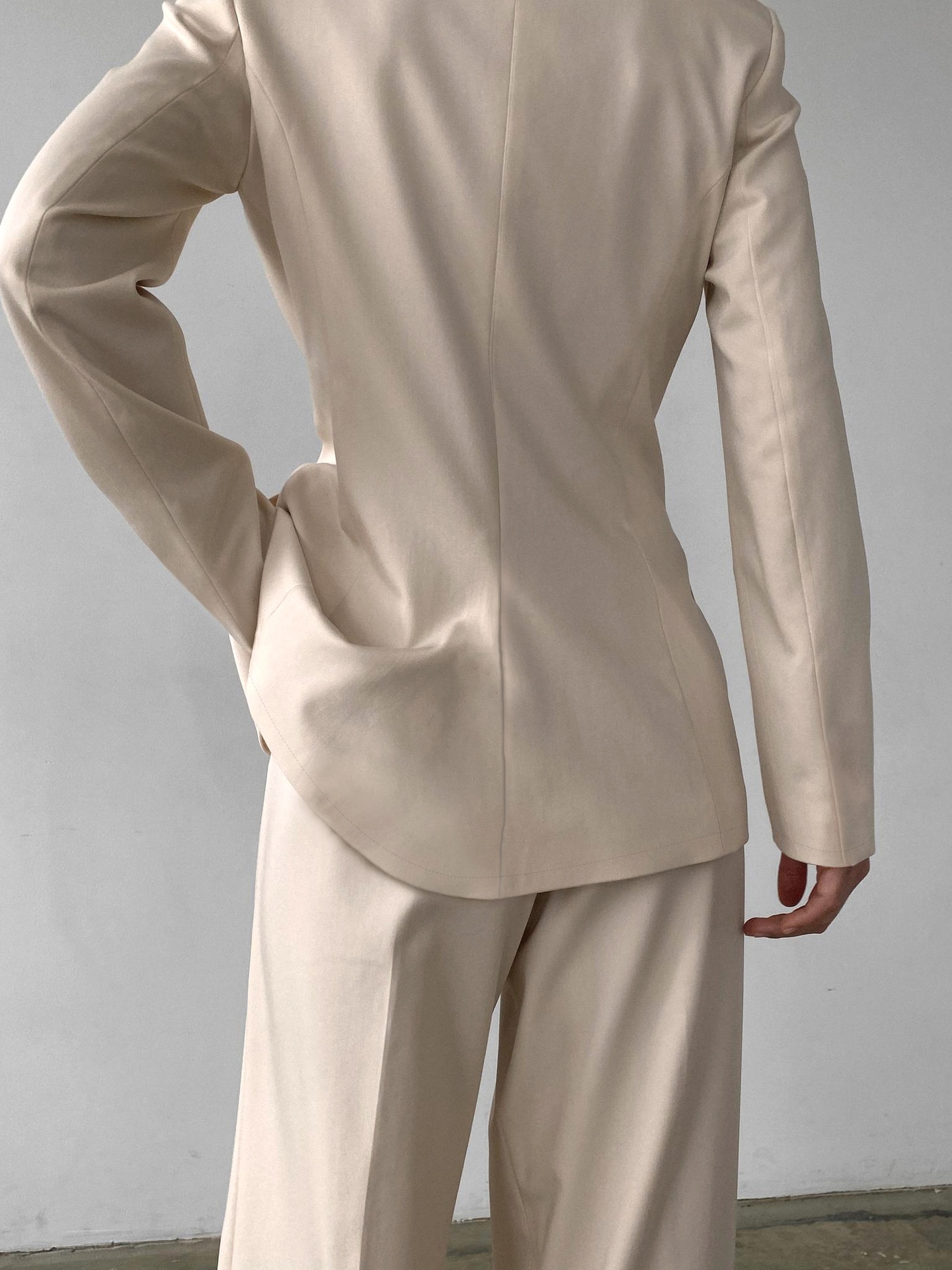 GraceChic Cross-Border Fashion Casual Loose Slimming Blazer Commuter Straight-Leg Pants Women's Clothing 2025 Autumn Winter New_voghion.com