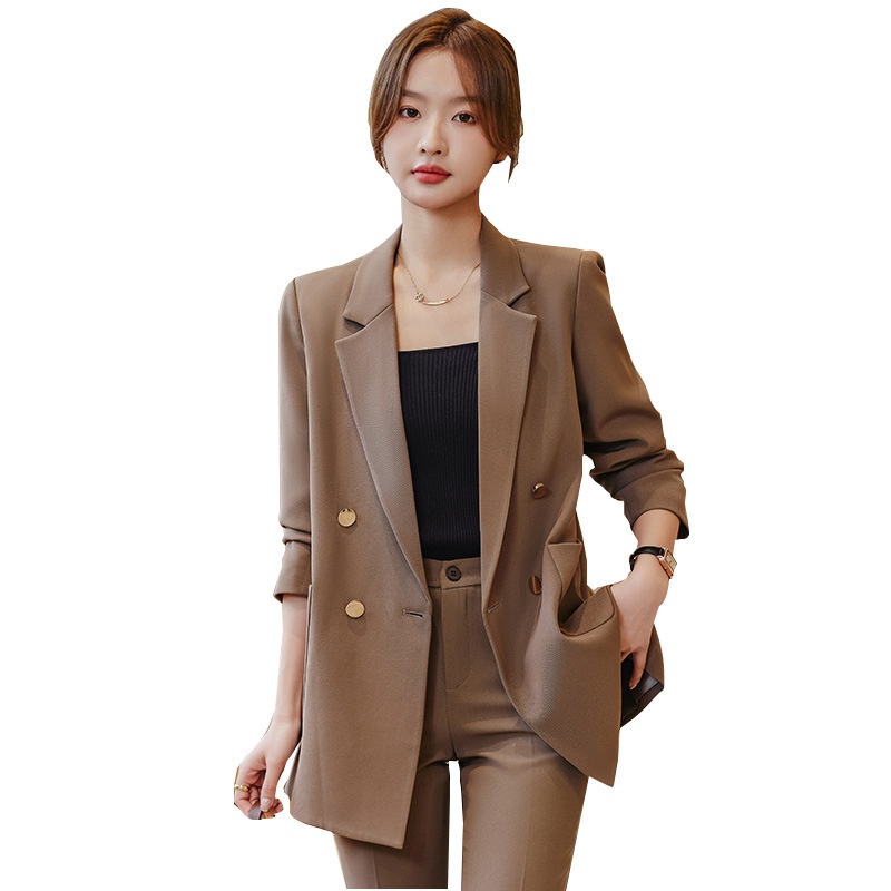 GraceChic Back Split Blazer For Women Spring 2023 New Style Casual Loose Suit Elegant Goddess Look_voghion.com