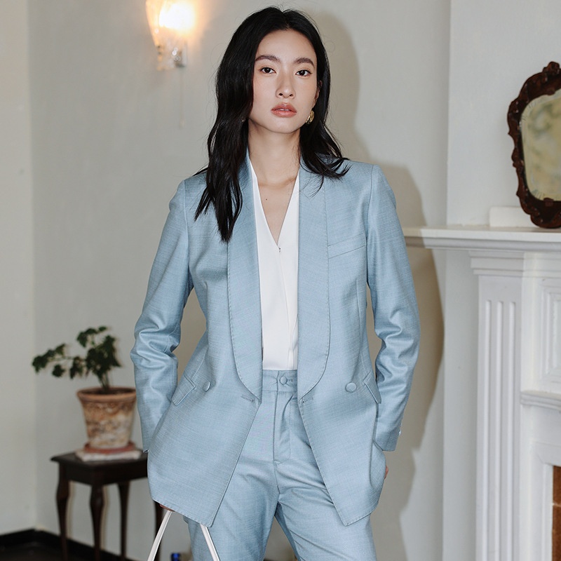 GraceChic 2023 Saldi Blazer da donna Primavera Autunno Moda britannica Elegante stile dea Completo professionale_voghion.com