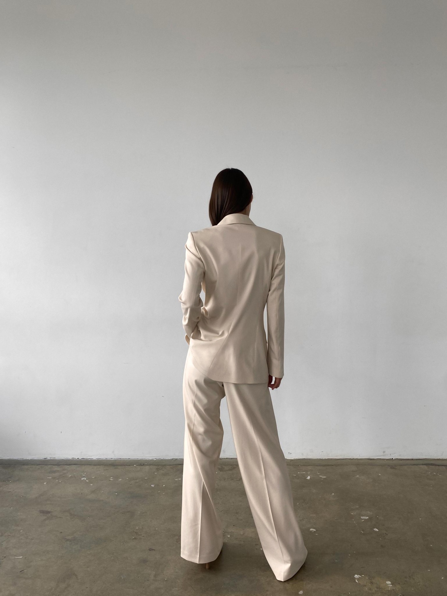 GraceChic Cross-Border Fashion Casual Loose Slimming Blazer Commuter Straight-Leg Pants Women's Clothing 2025 Autumn Winter New_voghion.com