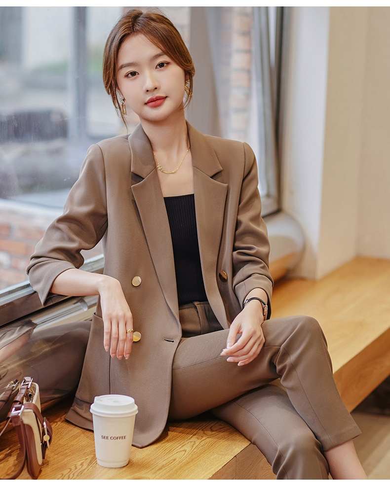 GraceChic Blazer mit Rückenschlitz für Damen, Frühjahr 2023 – Neuer Stil, lässig-locker, eleganter Göttinnen-Look_voghion.com