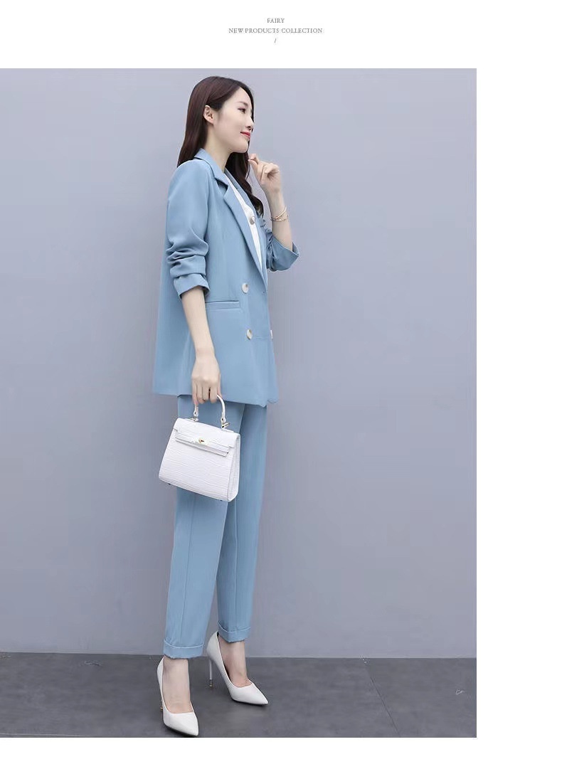 GraceChic Plus MM2025 Set For Women New Korean Style Spring And Autumn Casual Elegant Fashion Professional Loose Large Size Suit_voghion.com