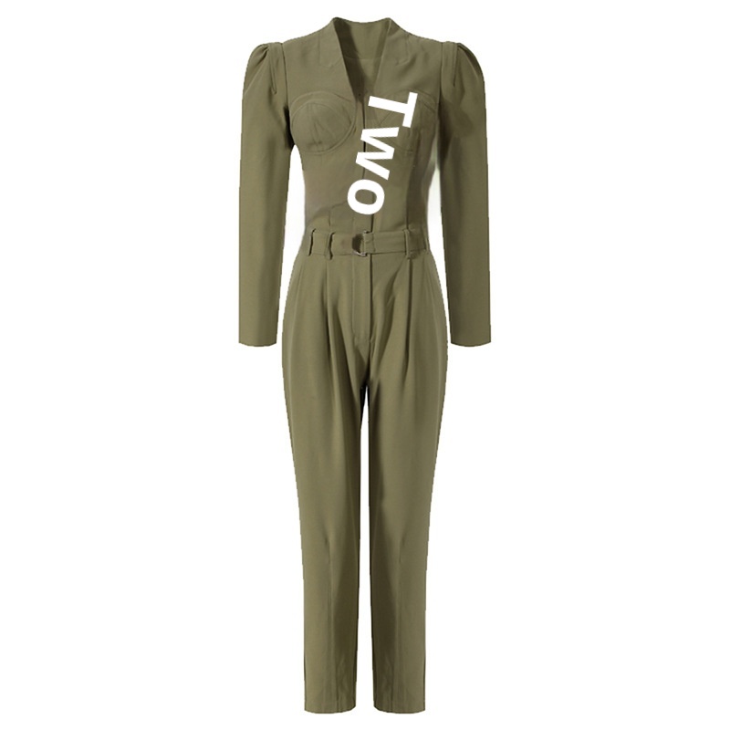 GraceChic 2023 Spring New Women's Suit Elegant Top High Waist Casual Wide Leg Pants Fashion Workwear Two-Piece Set_voghion.com