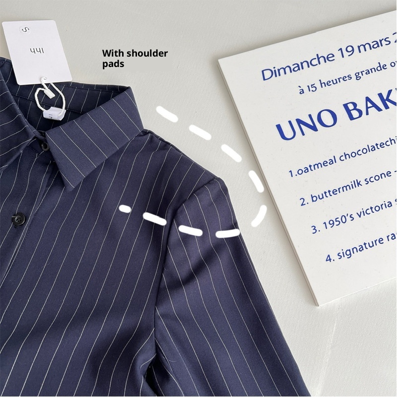 GraceChic Jin Qian Maßgeschneiderter schwarzer Anzug mit blauer Schwesterbluse, figurformend, hochwertig, mit Shorts, trendig_voghion.com