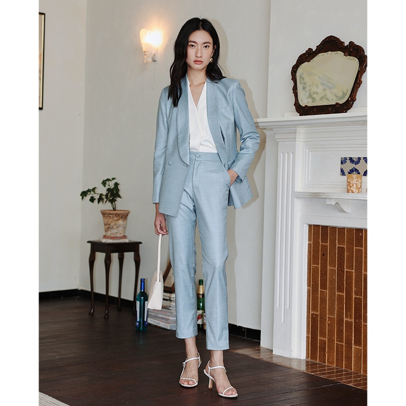 GraceChic 2023 Saldi Blazer da donna Primavera Autunno Moda britannica Elegante stile dea Completo professionale_voghion.com