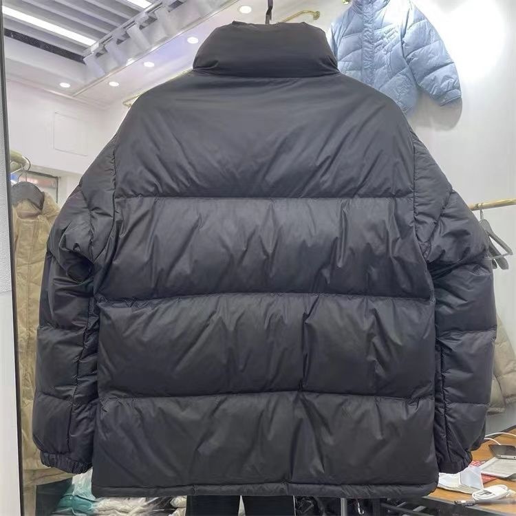 ChicShe 2025 New Down Jacket For Women, Short Stand Collar, White Duck Down, Thickened, Unisex Couple Puffer Jacket, Winter Coat_voghion.com