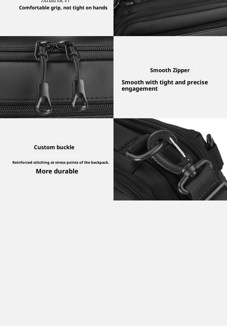 001 Nuevo bolso bandolera pequeño para hombre, elegante y moderno, ideal para viajes de negocios. Gran capacidad._voghion.com