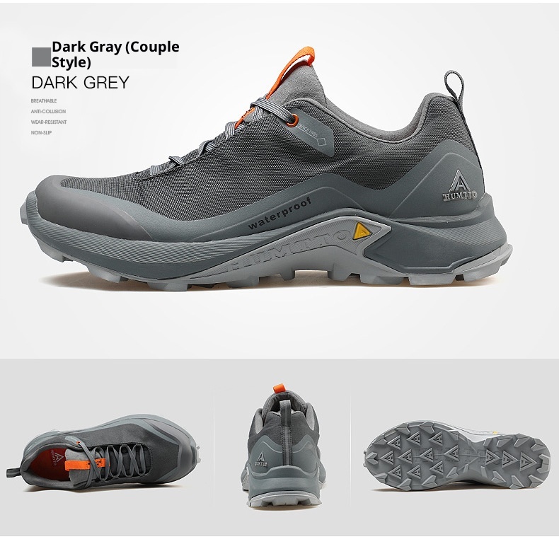 Chaussures ShoeGlobe Hantu imperméables pour hommes, légères et respirantes, idéales pour l'été, les jours de pluie, antidérapantes et amortissantes pour le sport et la randonnée en extérieur. Idéales pour l'été, les activités de plein air et les journées pluvieuses._voghion.com