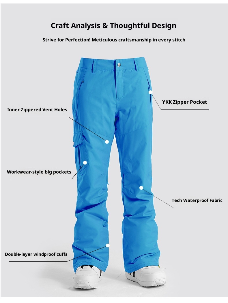 001 Gsousnow da donna, pantaloni da sci da snowboard, antivento, impermeabili, spessi e caldi, pantaloni da neve da donna_voghion.com