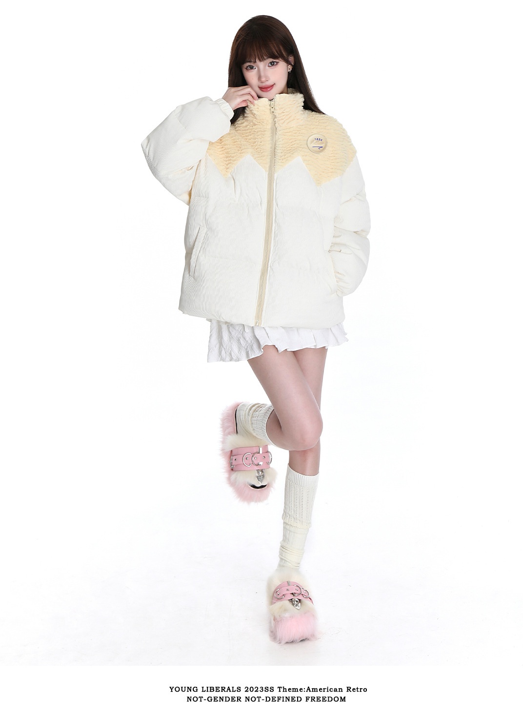 ChicShe ACTORWET Thickened Puffer Jacket 2023 New Fashionable Cotton Coat For Petite Women Sweet Socialite Style_voghion.com