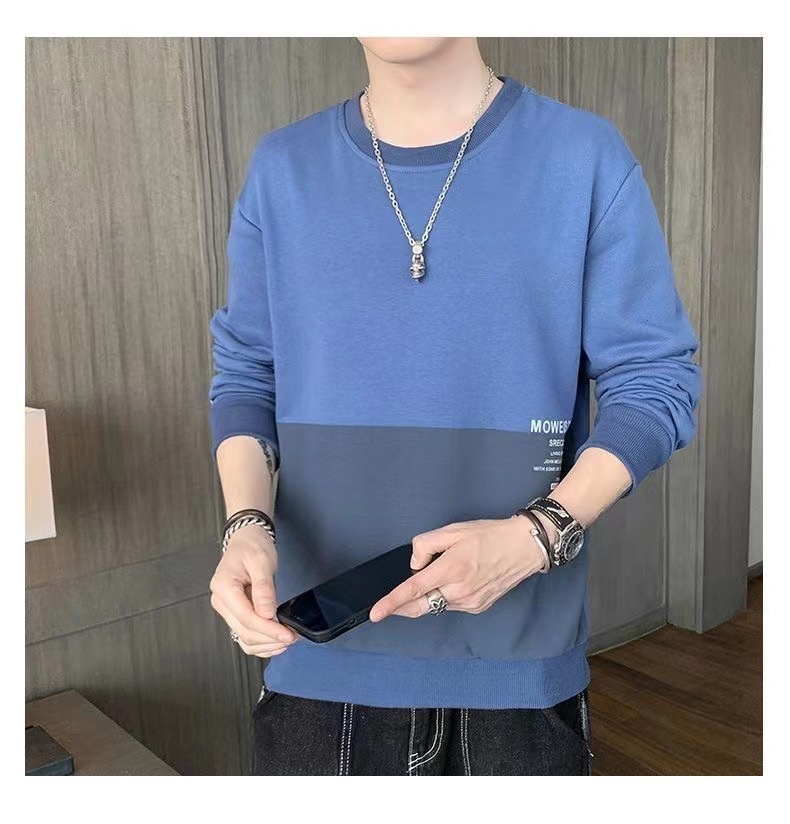 Ragazzo Abbigliamento primaverile e felpa transfrontaliero alla moda Camicia a maniche lunghe ampia Strato di base versatile Stile coreano Autunno_voghion.com