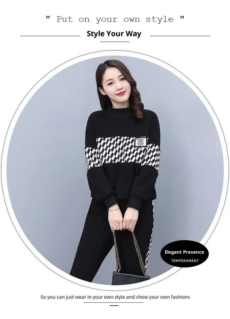 001 2023 Autumn Winter New Fashionable Two-Piece Set For Plus Size Women, Casual Sports Suit Trendy_voghion.com