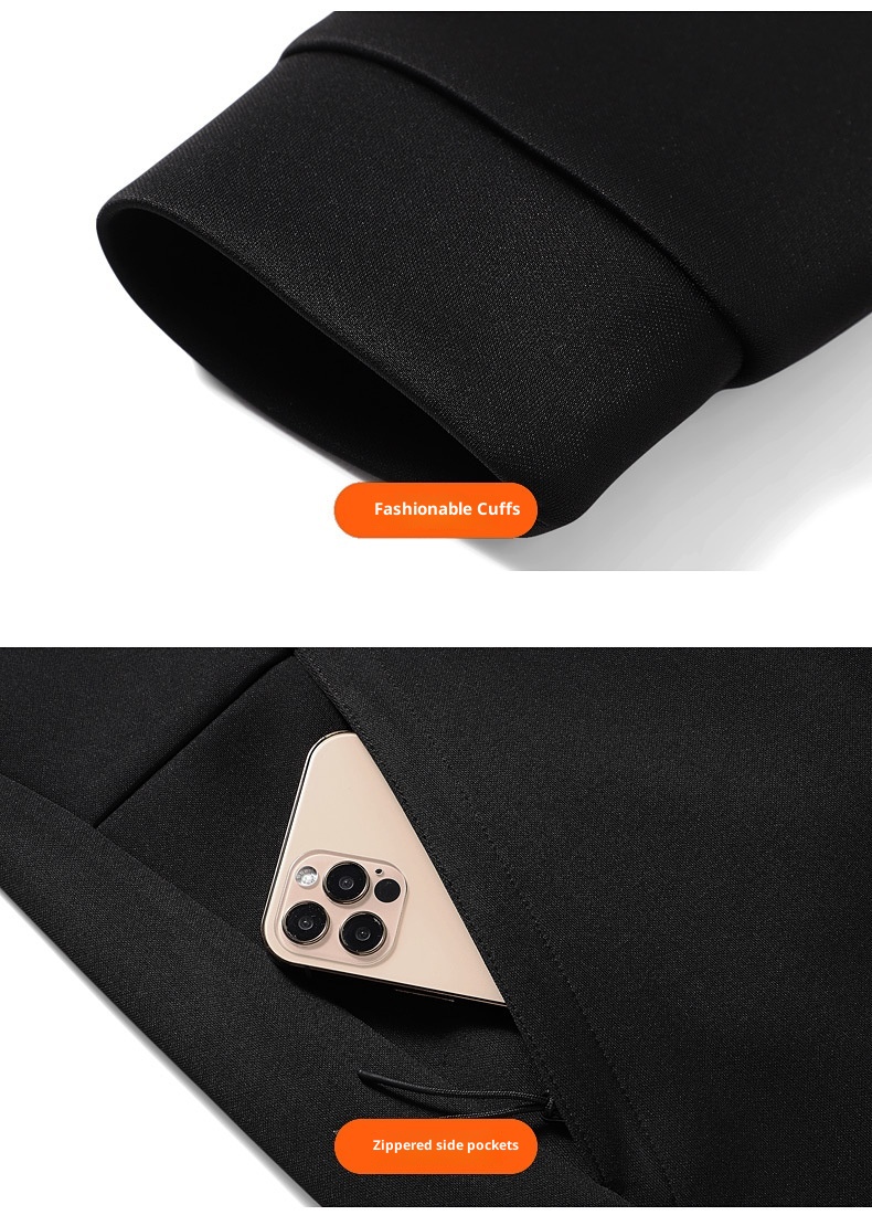 001 Men's Sweashir Spring And Auumn Trendy Plus Size Oversized Sand Collar Cardigan Two-Piece Spors Casual Ouerwear_voghion.com