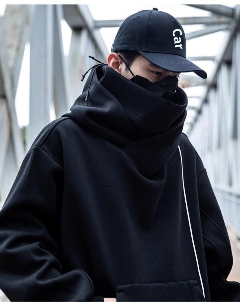 boy Boy Boy 2024 New Brand Neck Sweatshirt For Men Spring And Autumn Thickened Hooded American Style Ins High Street Top Jacket_voghion.com